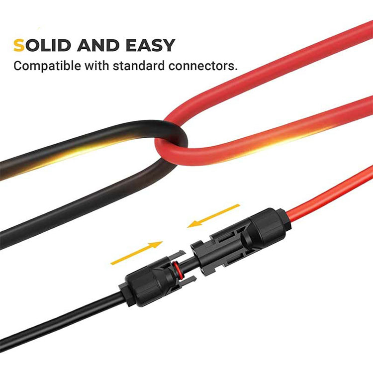 क्या 20 फीट 10AWG सौर एक्सटेंशन केबल कम तापमान में कठोर और दरार हो जाएगा?